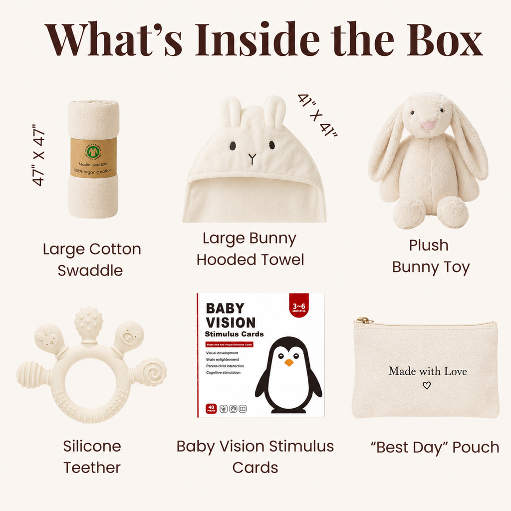 🤍 The Gender Neutral Baby Box | Newborn Gift Set